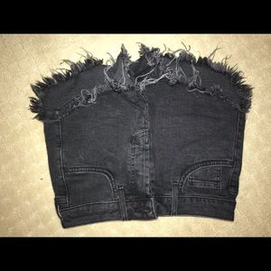 Forever 21 tattered shorts